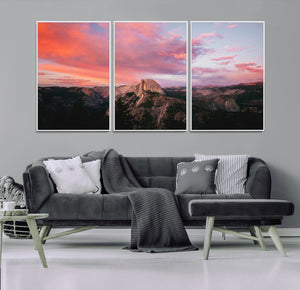 Half Dome Wall Art Canvas Print – Framed Yosemite National