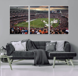 Chicago Bears Soldiers Field Wall Art Canvas Print – Framed