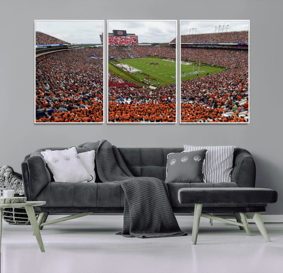 Jordan-Hare Stadium Wall Art Canvas Print, College Sports