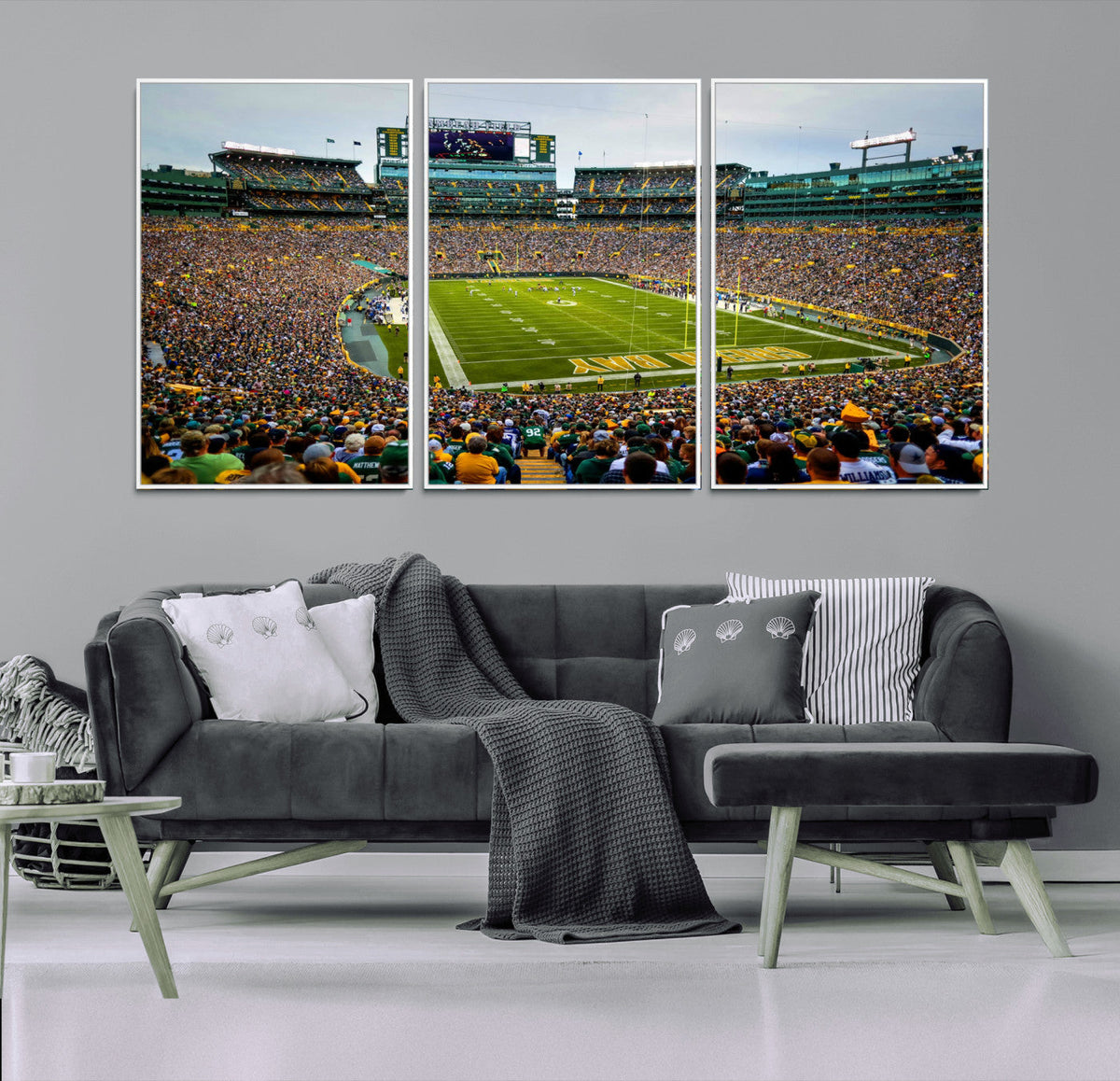 Green Bay Packers Lambeau Field Stadium Wall Art Canvas