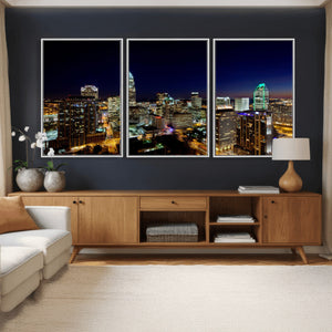 Atlanta Skyline Wall Art Canvas Print – Modern Cityscape