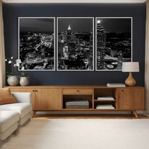 Atlanta Skyline Wall Art Canvas Print, Atlanta Downtown