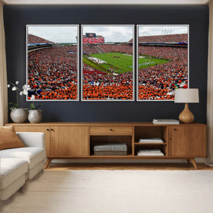 Auburn Stadium Wall Art Canvas Print, Jordan Hare Stadium