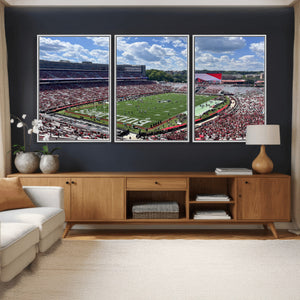 Georgia Bulldogs Stadium Wall Art Canvas Print, Sanford