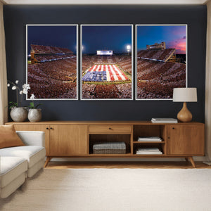 Oklahoma Memorial Stadium Wall Art Canvas Print – Oklahoma