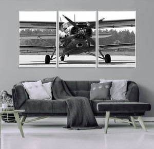 Wall Art Old War Plane Canvas Print