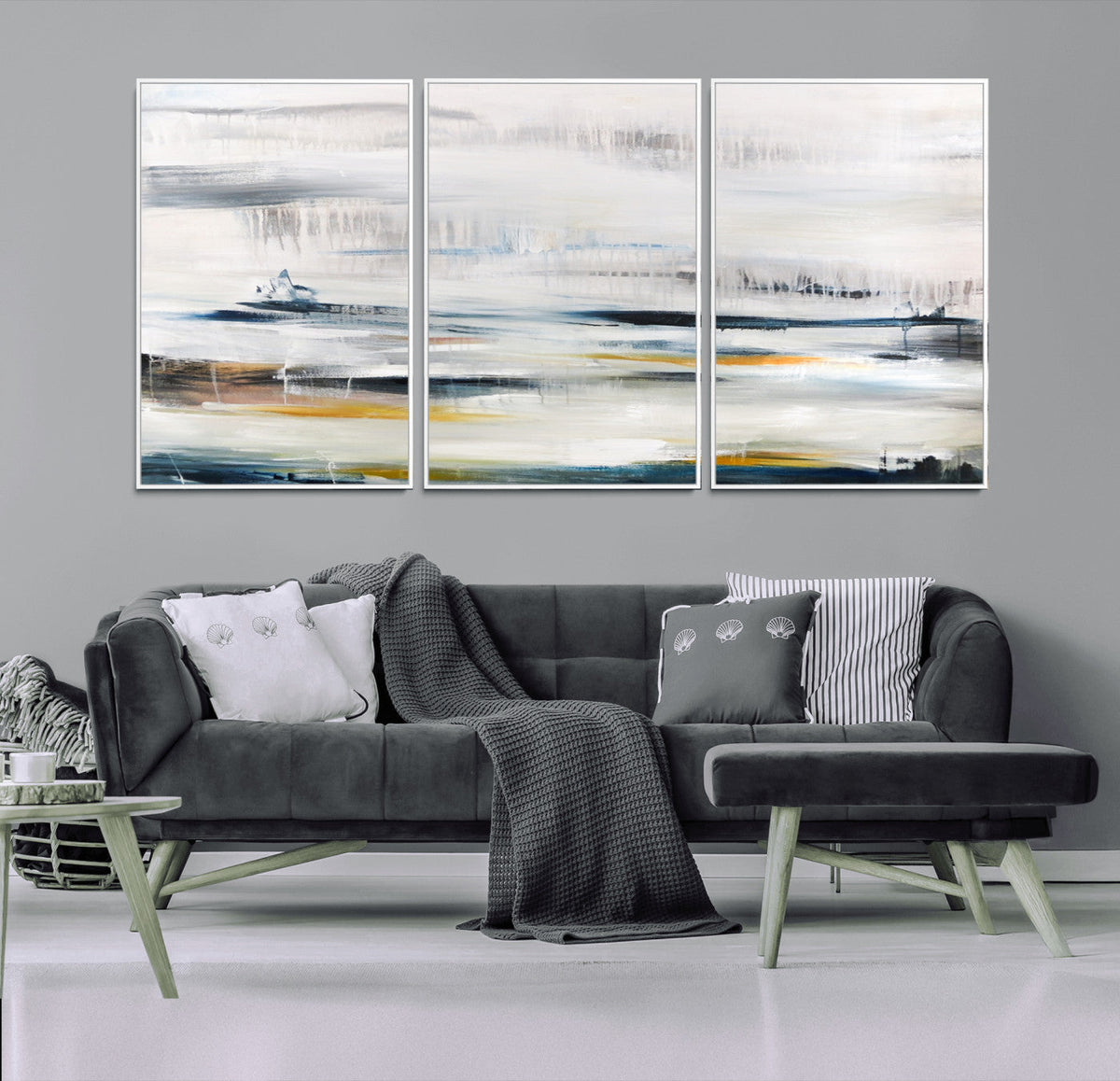 Soft Color Abstract Canvas Print