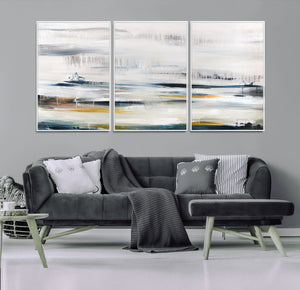 Soft Color Abstract Canvas Print