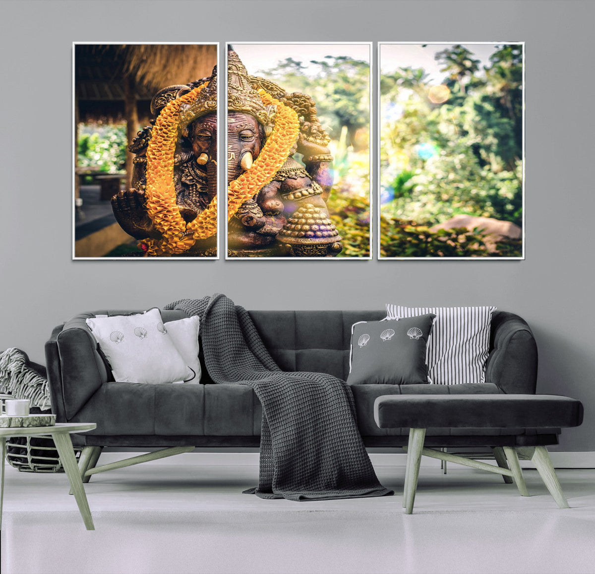 Hinduism Statue Wall Art Canvas Print