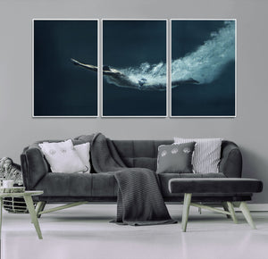 Swimmer Wall Art Canvas Print
