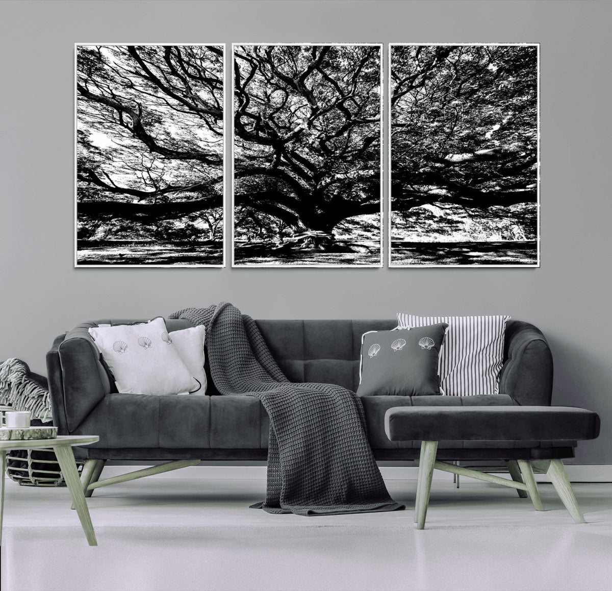 Mighty Angel Oak Wall Art | Angel Oak Tree Art Print