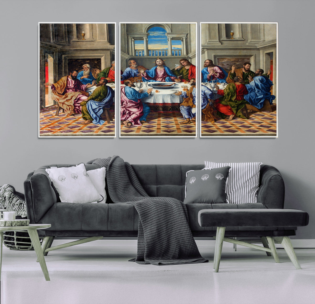 The Last Supper Multi Panel Canvas Wall Art