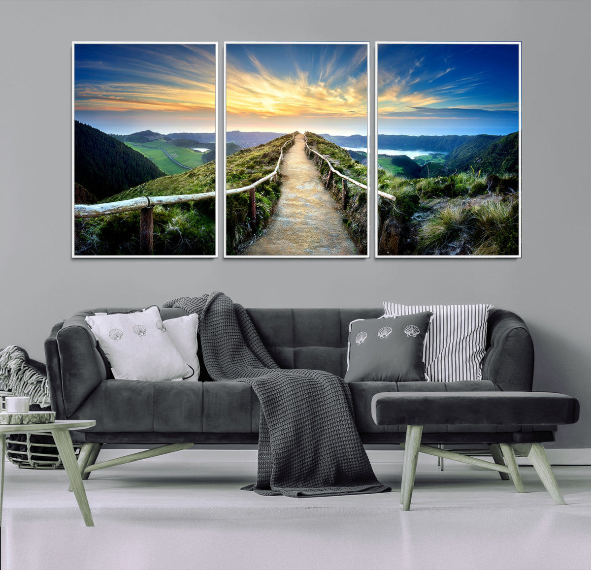 Mountain Landscape Wall Art Canvas Print