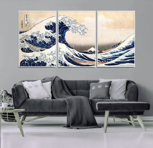 Hokusai: The Breaking Wave off Kanagawa Canvas Print