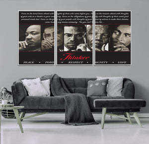 Thinkers of Wall Art Canvas Print - Inspirational Wall Art