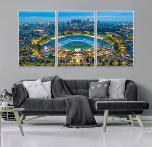 Los Angeles Dodgers Wall Art Canvas, Dodger Stadium Wall Art