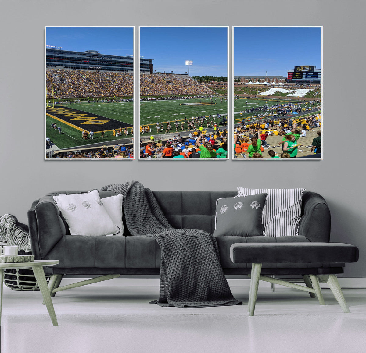 University of Missouri Tigers Football Team Print - Columbia