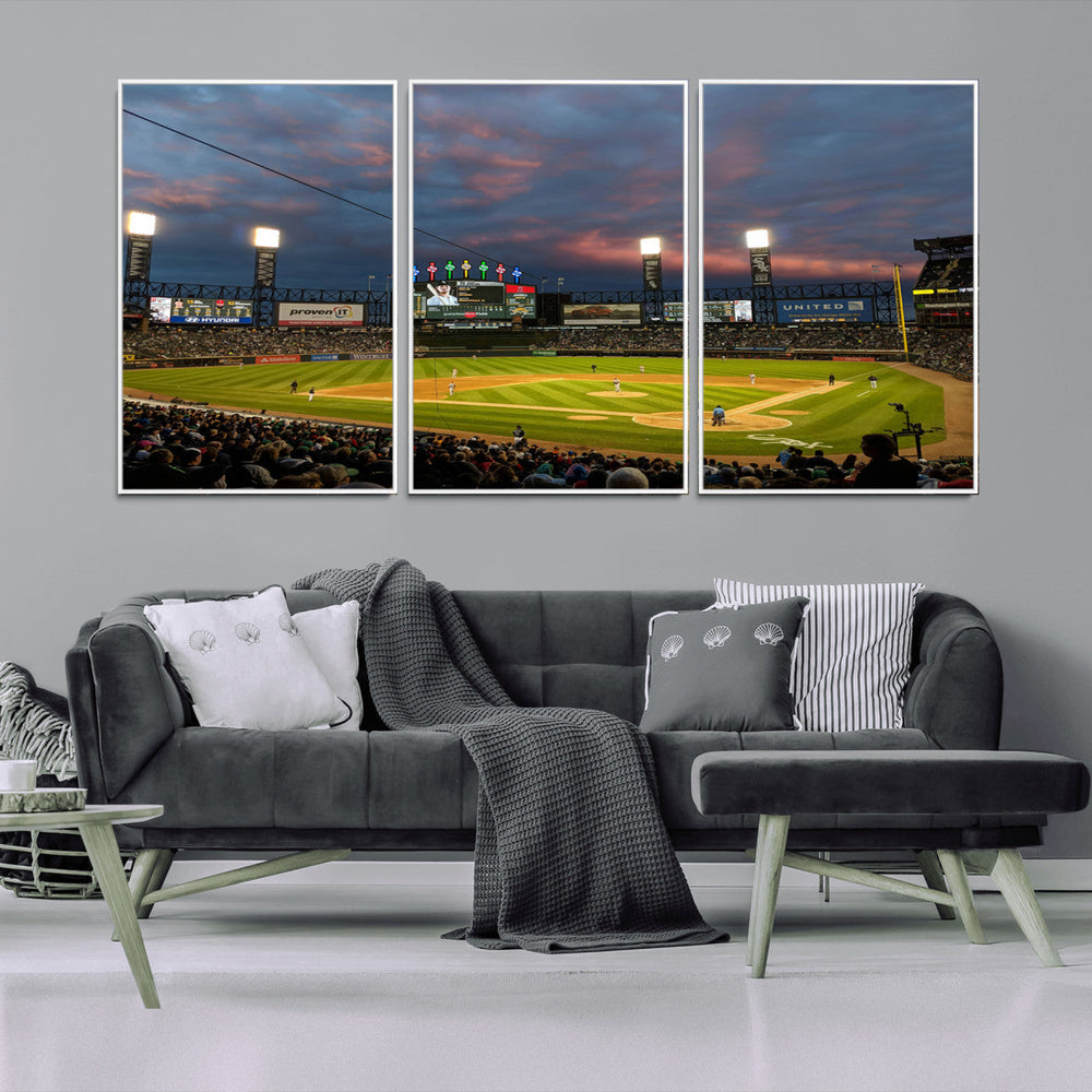 Chicago White Sox Baseball Team Print Canvas- Guaranteed