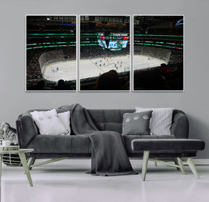 American Airlines Center Dallas Stars Wall Art Canvas Print