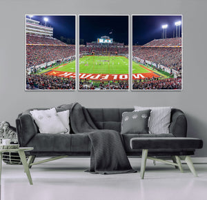 NC State Wolfpack Canvas Print - Raleigh Carter-Finley
