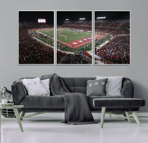 Houston Cougars Football Team Print - Houston TDECU Stadium