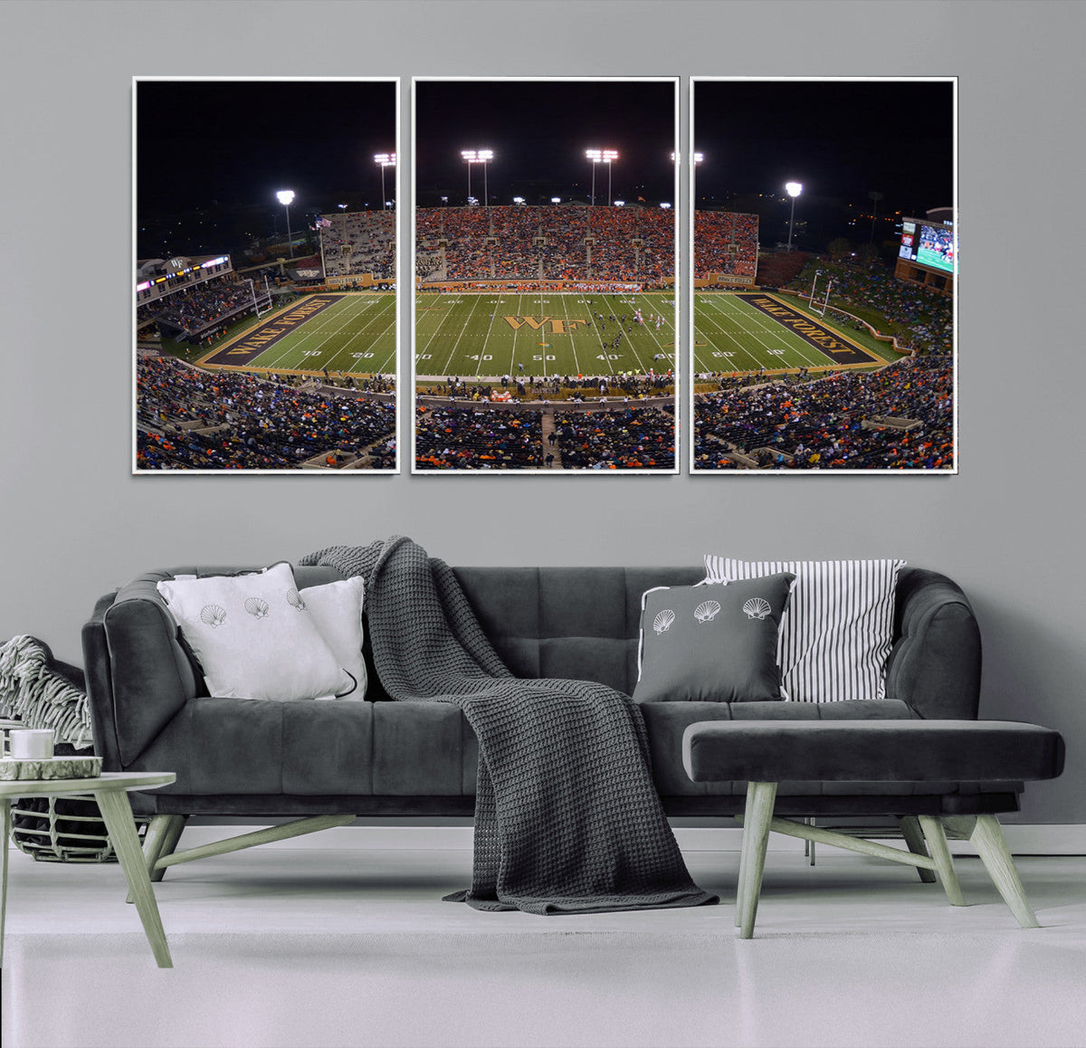 Demon Deacons Print Canvas, Football Team Print -
