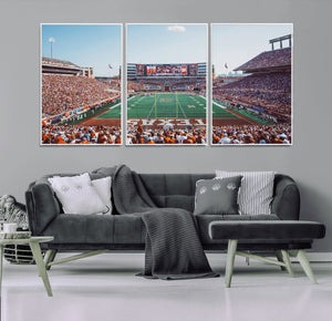 Framed Texas Memorial Stadium Canvas, University of Texas