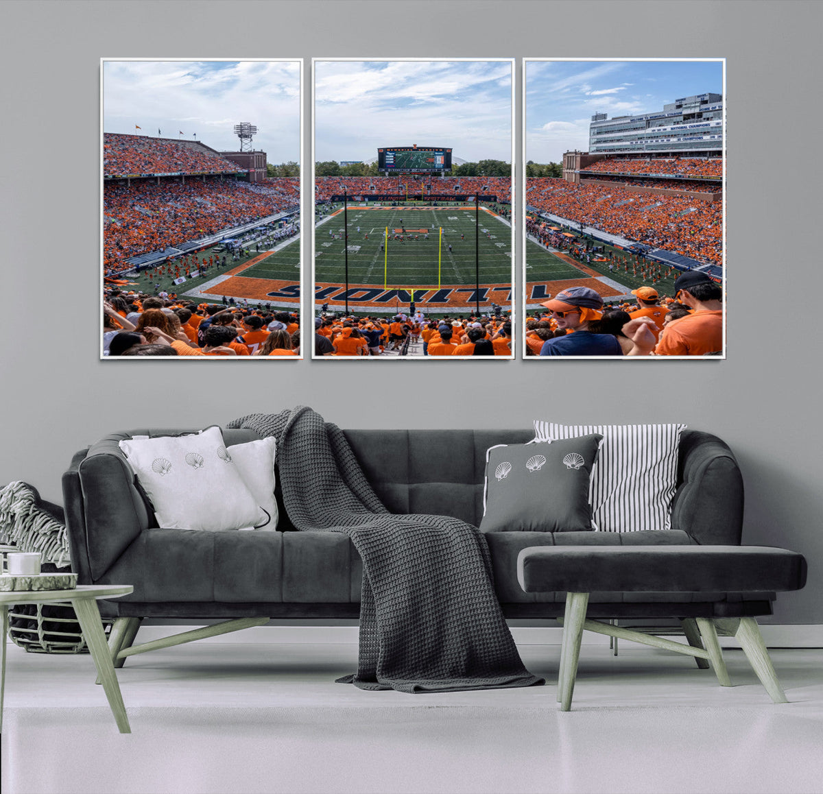 University of Illinois Fighting Illini Football Team Print