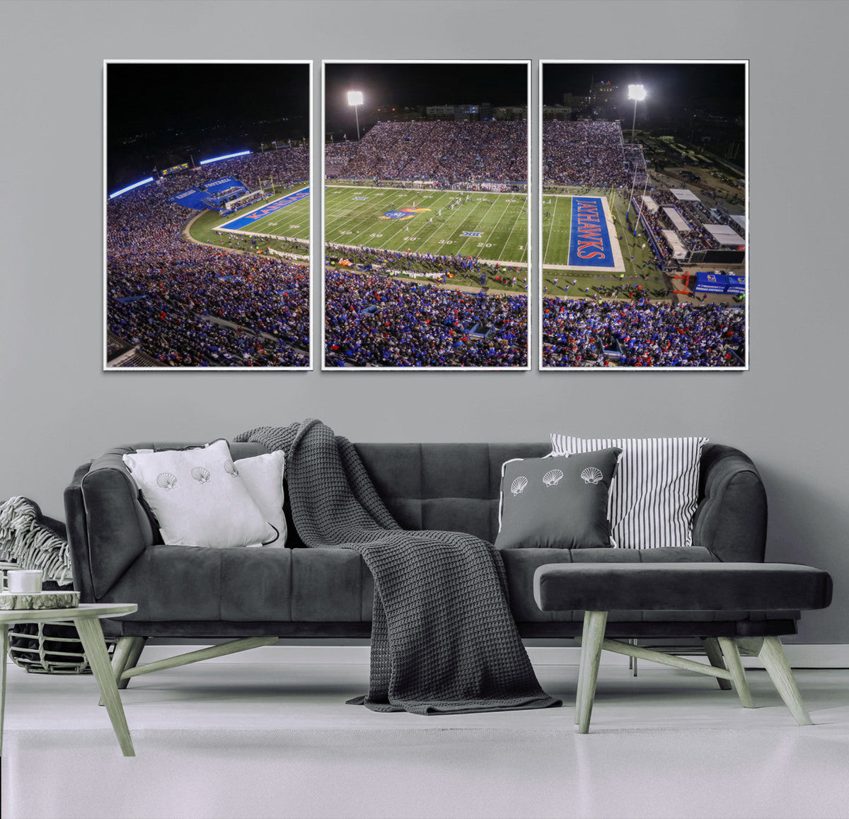 University of Kansas Jayhawks Football Team Print - Lawrence
