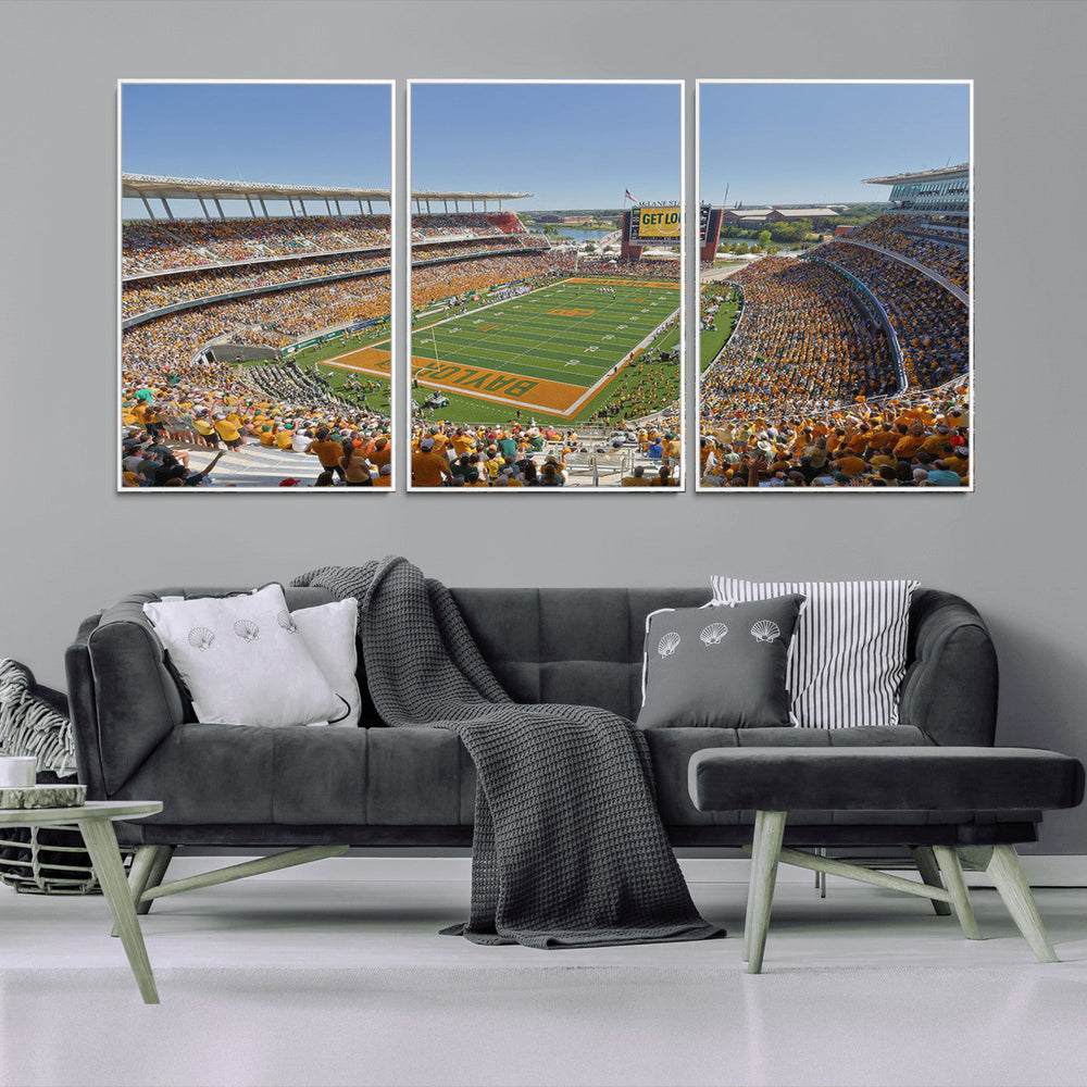 Baylor University Bears Football Team Print - Waco McLane