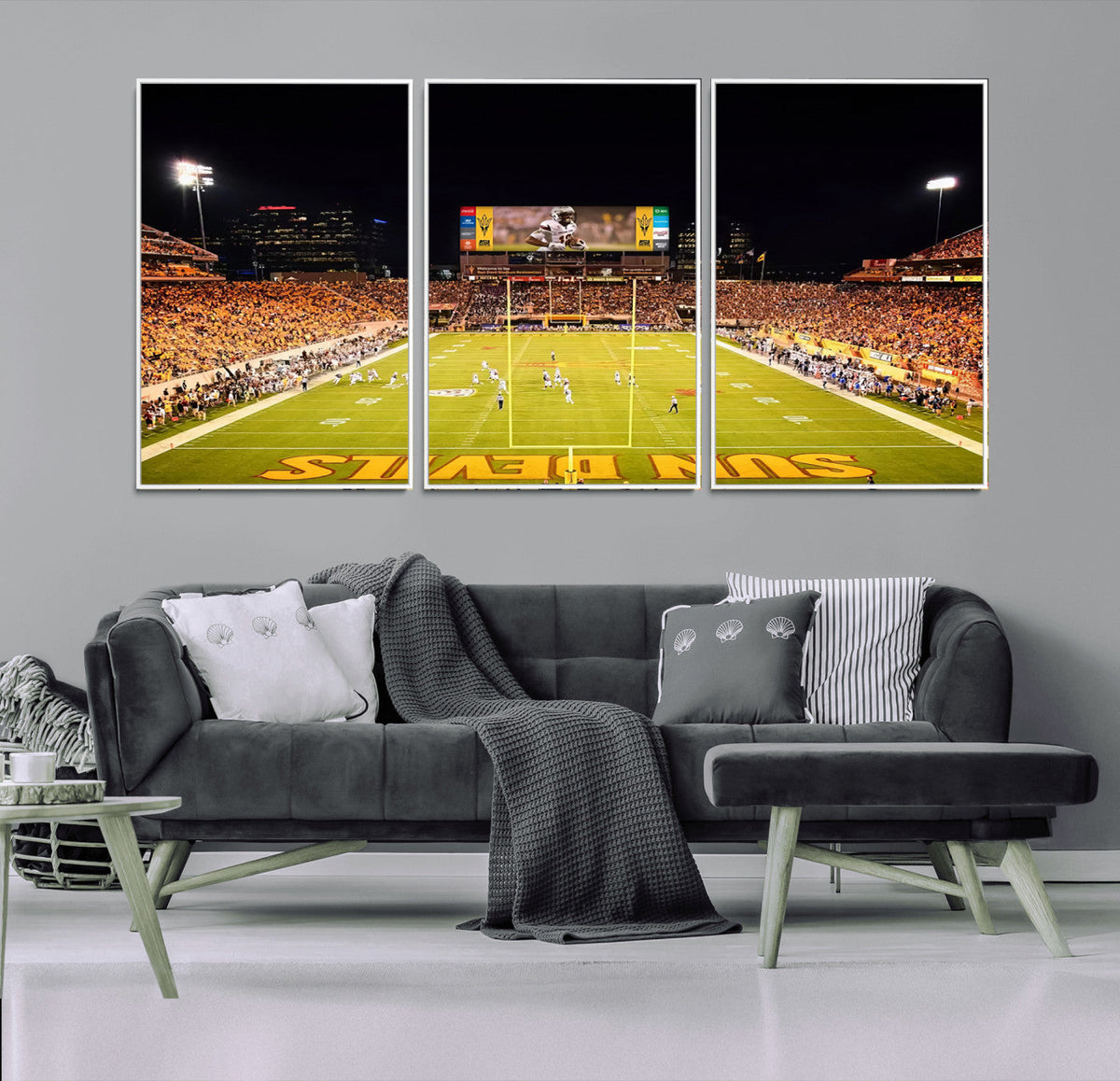 ASU Sun Devils Football Team Print - Phoenix Mountain