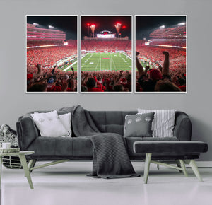 University of Nebraska Cornhuskers Football Team Print -