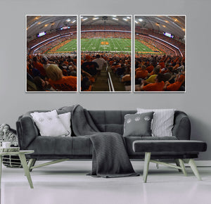Syracuse University Orange Football Canvas Print, Football