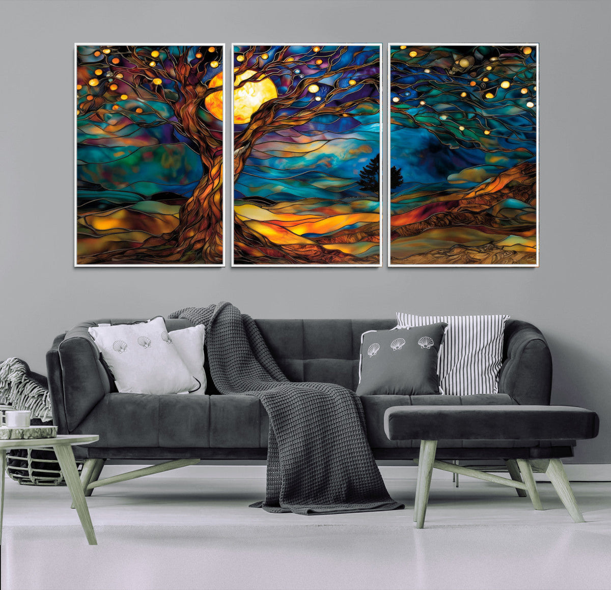 Tree of Life Wall Art - Yggdrasil Tree of Life Canvas Print