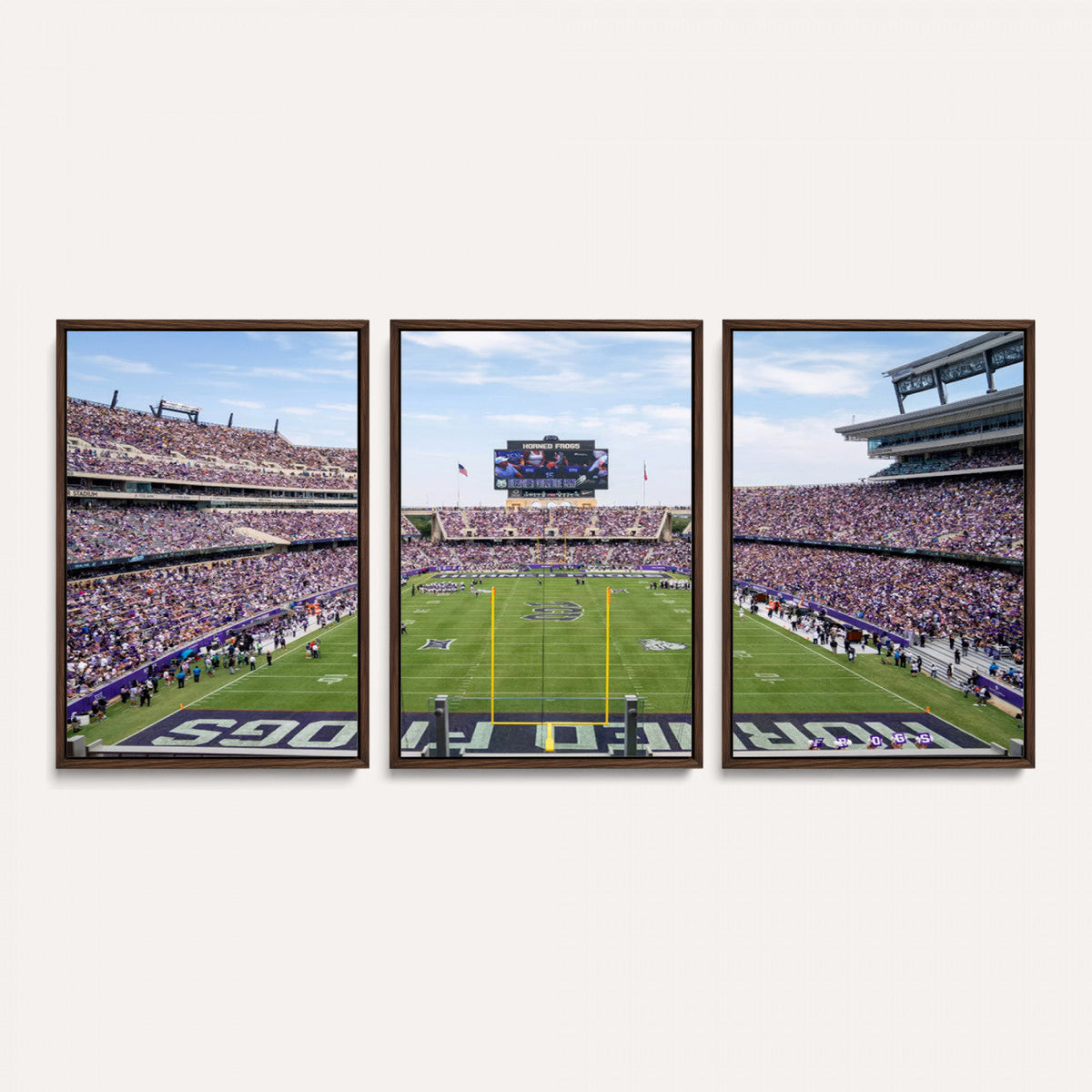 TCU Horned Frogs Football Team Print - Fort Worth Amon G.