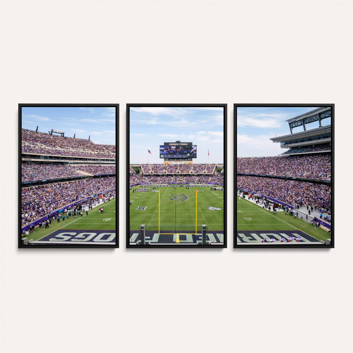 TCU Horned Frogs Football Team Print - Fort Worth Amon G.