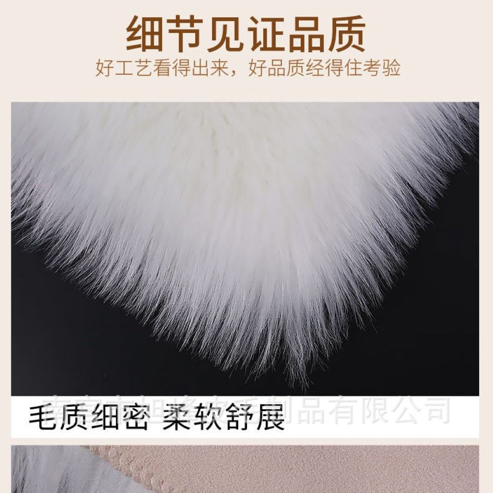 Pack of 1 Furry fur (front) Faux (back) pillow 3 sizes and colors options, Blue, fur, 18X18 – Fancy & Stacy