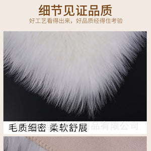 Pack of 1 Furry fur (front) Faux (back)Throw pillow cover 3 sizes and colors options