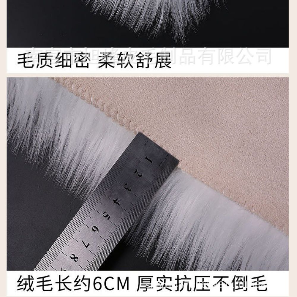 Pack of 1 Furry fur (front) Faux (back)Throw pillow cover 3 sizes and colors options