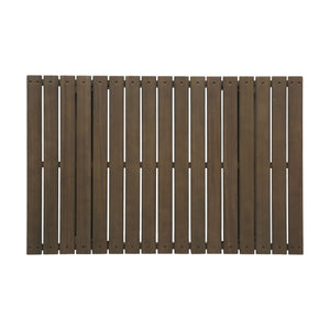 Outdoor Acacia Wood Coffee Table With Open Slat Design