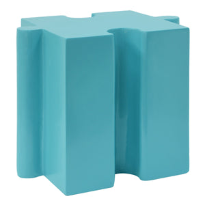 3-Piece Artistic Puzzle Table Set with Modular Interlocking Design