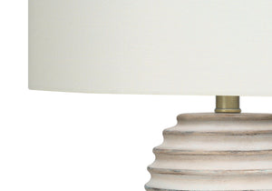 Lighting Table Lamp Resin Transitional - Cream
