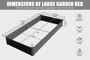 Galvanized Raised Garden Bed
