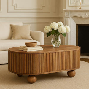 Soba - Ball Lid Up Coffee Table - Oak