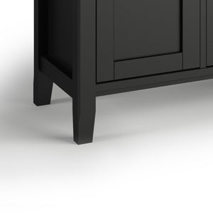 Warm Shaker 72" TV Media Stand - Black
