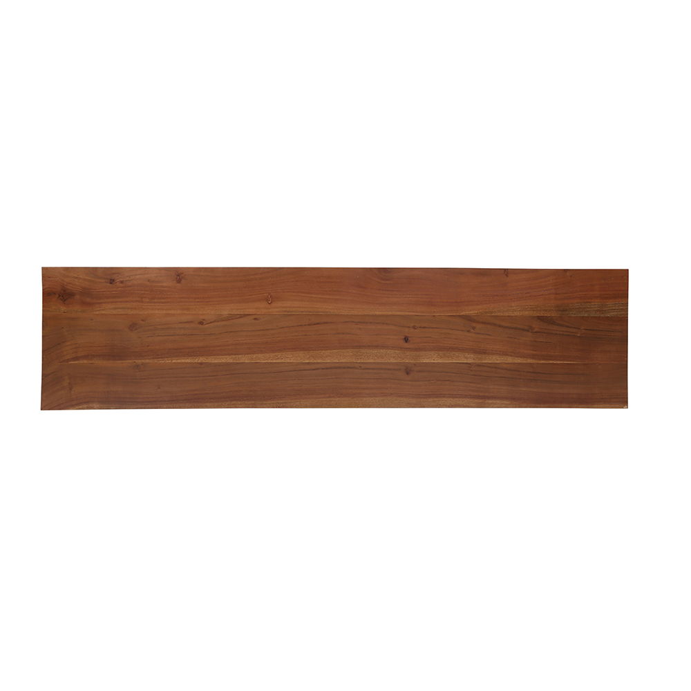 Asther Acacia Wood TV Cabinet - Natural Brown