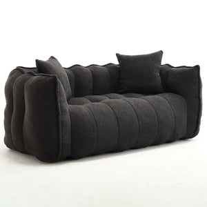 Cozy Beanbag Chair With High Resilience Foam Core For 2