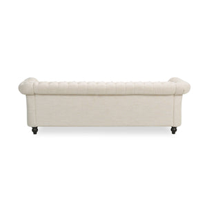 Chesterfield Style 3 Seater Sofa With Deep Button Tufting