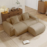 Streamlined Design Modular 2 Seat L Shape Sectional Sofa