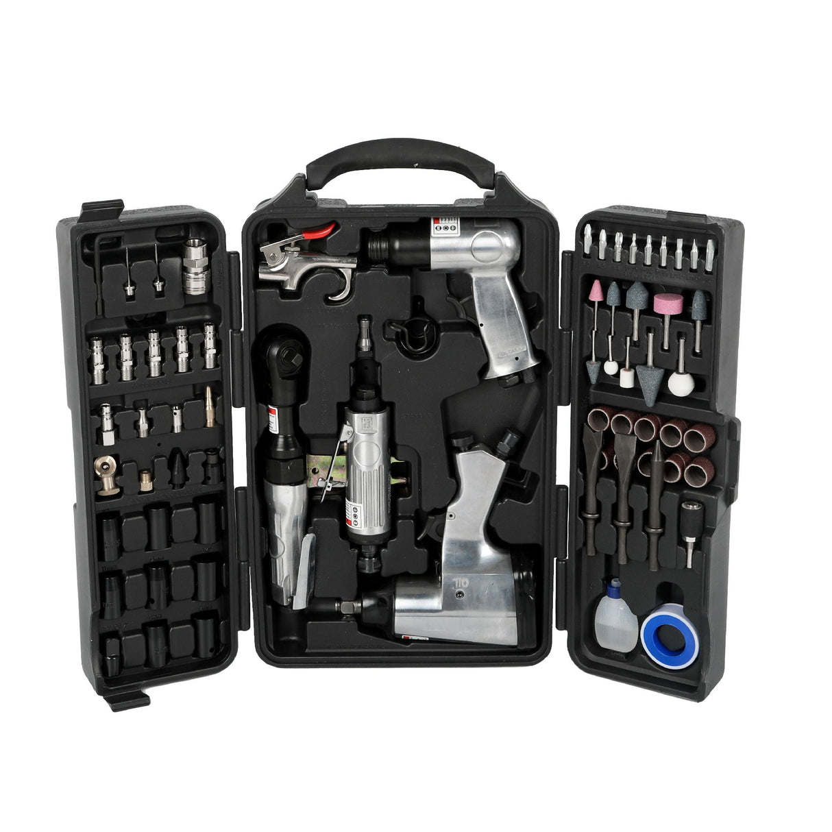 71 Piece Air Tool and Accessories Kit with Storage Case